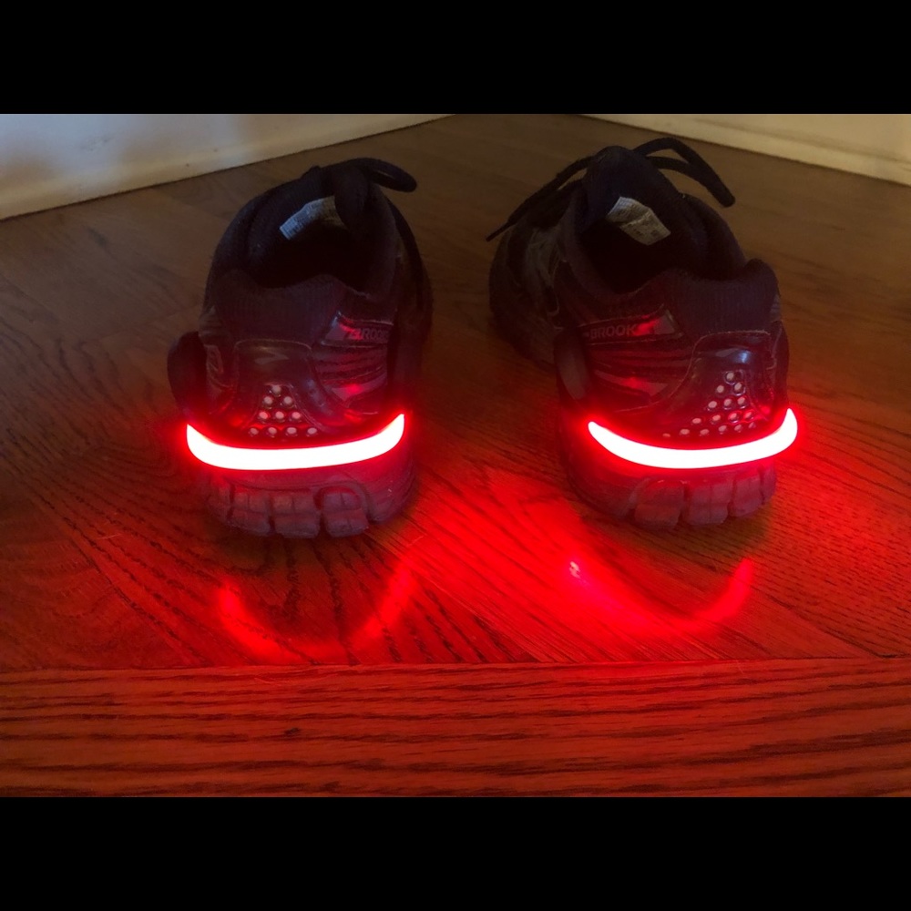 Running lights OS NWOT sneakers LED jogging safety - Picture 6 of 8
